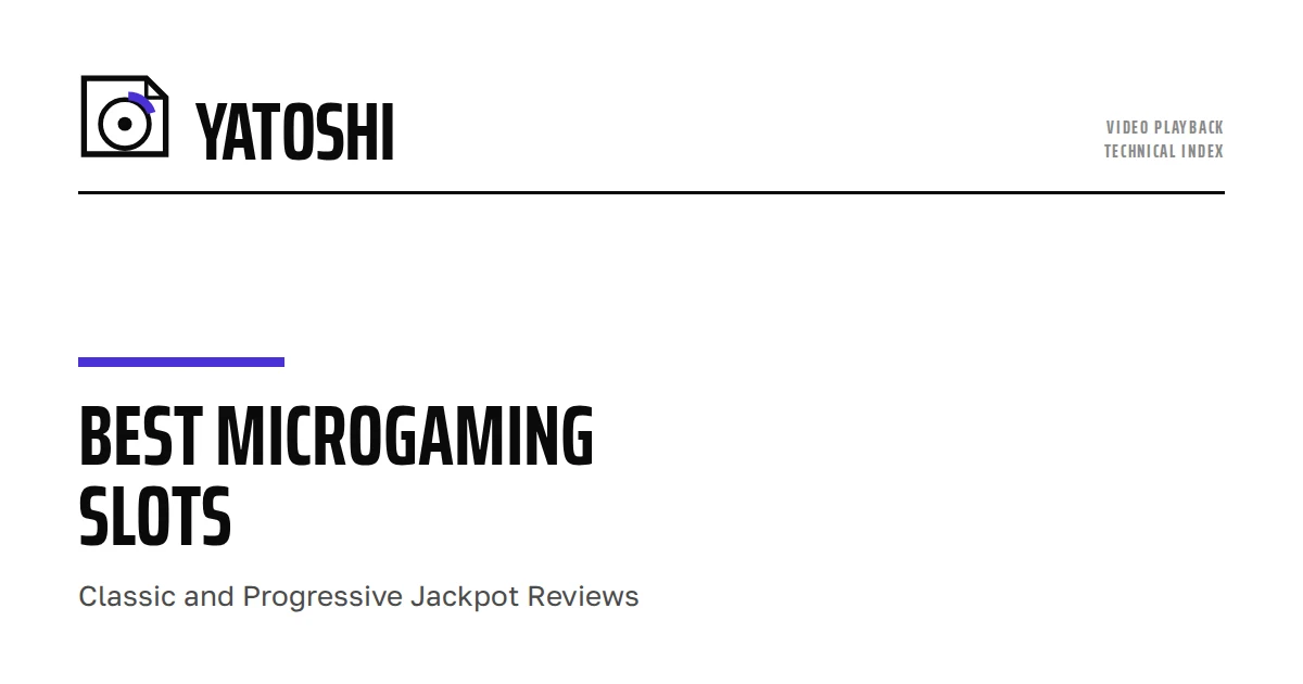 Best Microgaming Slots: Classic and Progressive Jackpot Reviews